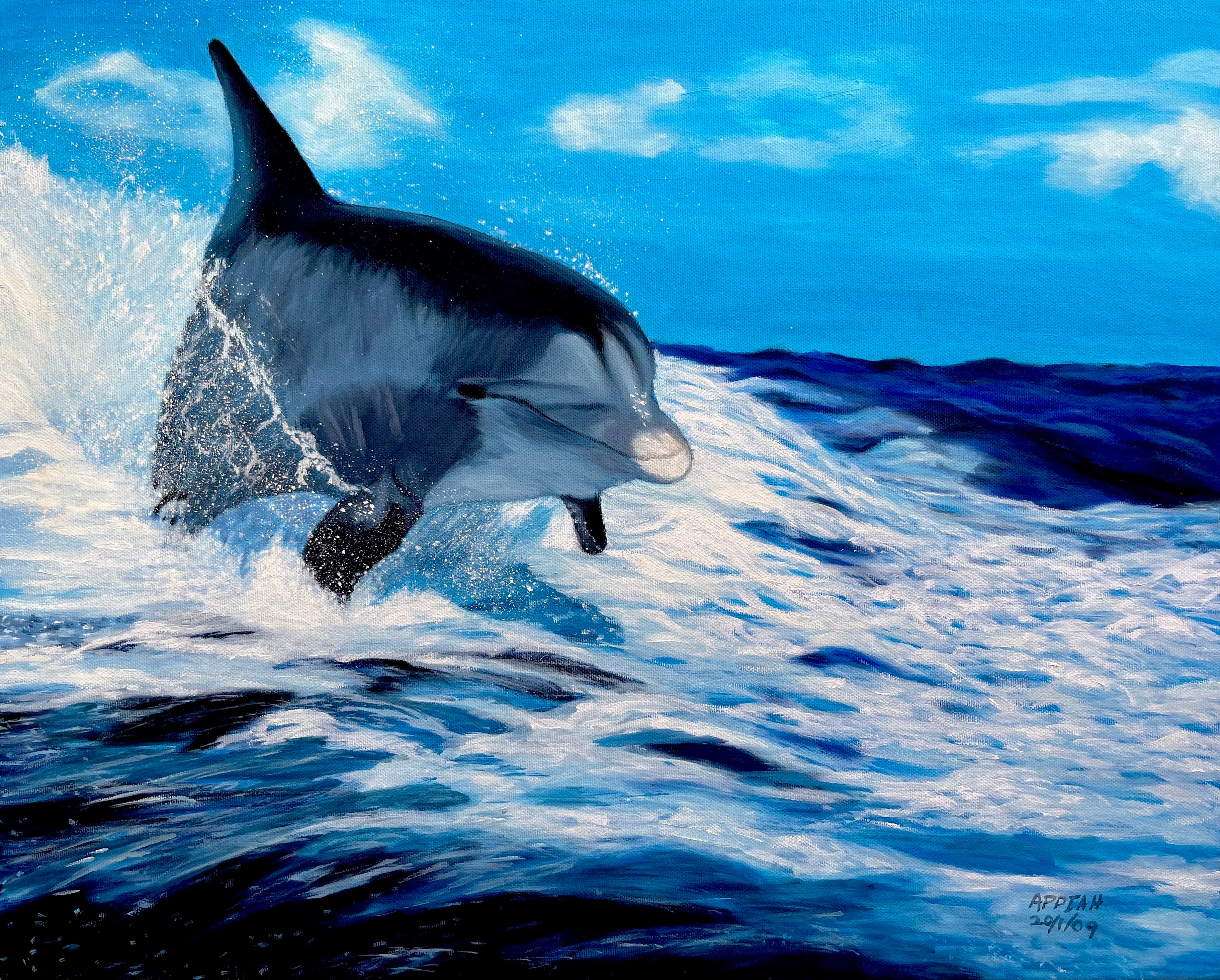 Between Sea and Sky, I am Free