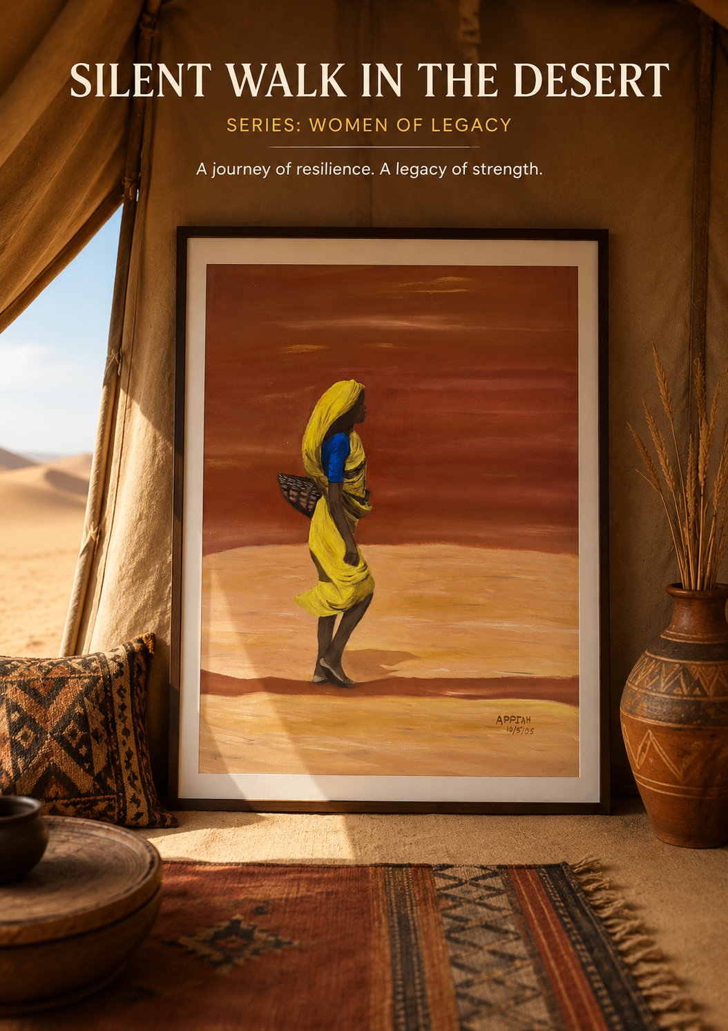 Silent Walk in the Desert