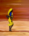 Silent Walk in the Desert