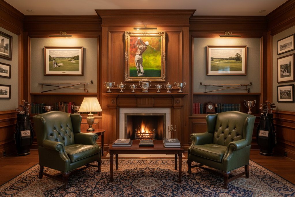 Golf Painting in St Andrews Clubhouse